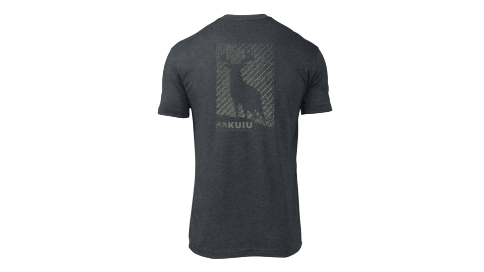 Kuiu KUIU Whitetail T-Shirt in Charcoal Size 3XL, Charcoal, 3XL, Cotton, Adult, Male, 8228985208990
