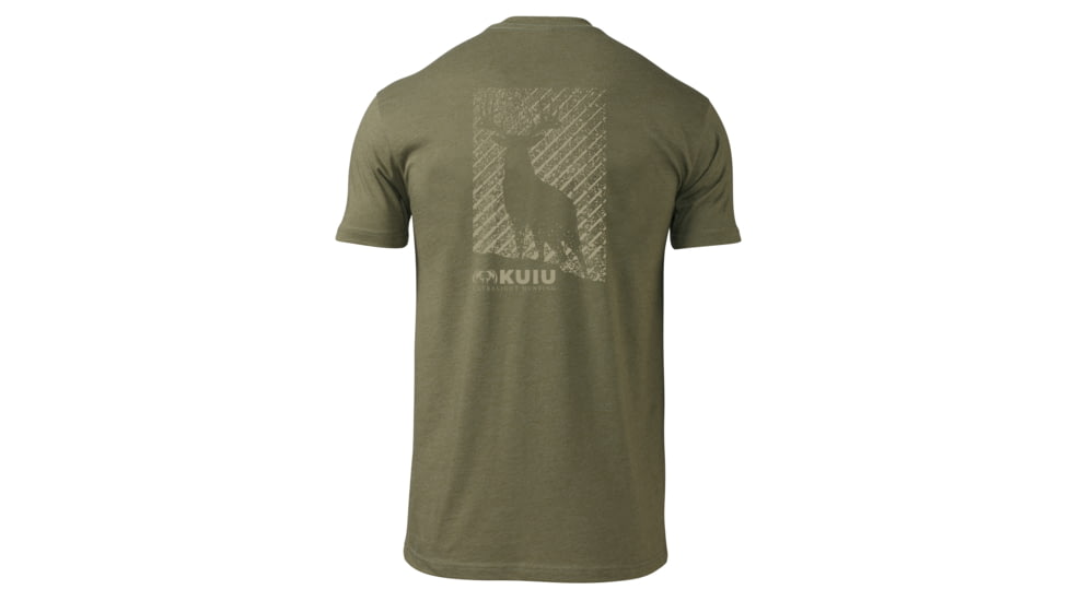 Kuiu KUIU Whitetail T-Shirt in Military Green Size 3XL, Military Green, 3XL, Cotton, Adult, Male, 8228985700510