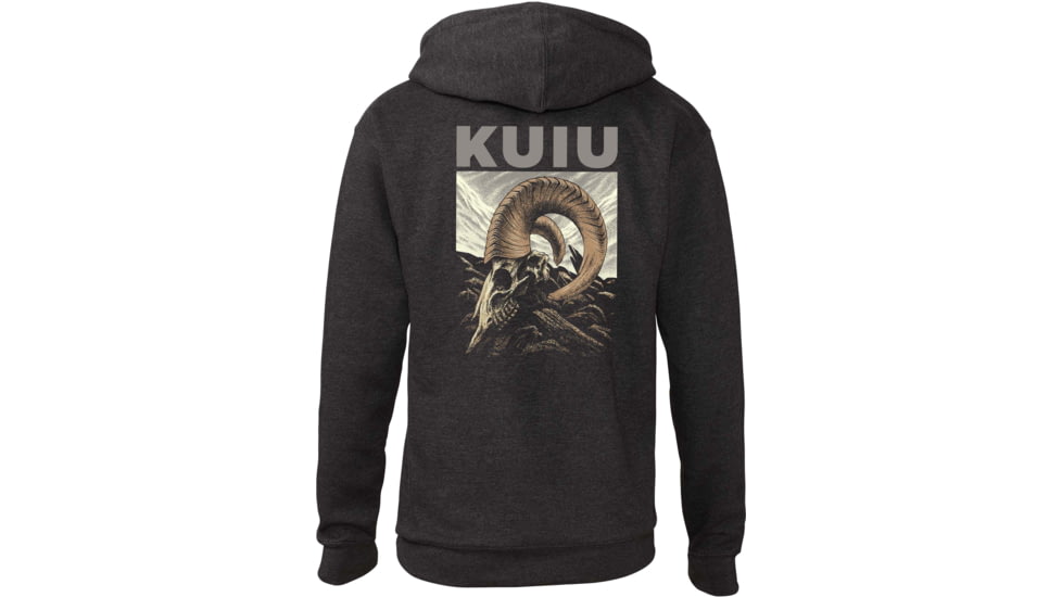 Kuiu Lone Bighorn Hoodies - Mens, Charcoal, 3XL, 14132-CH-3XL