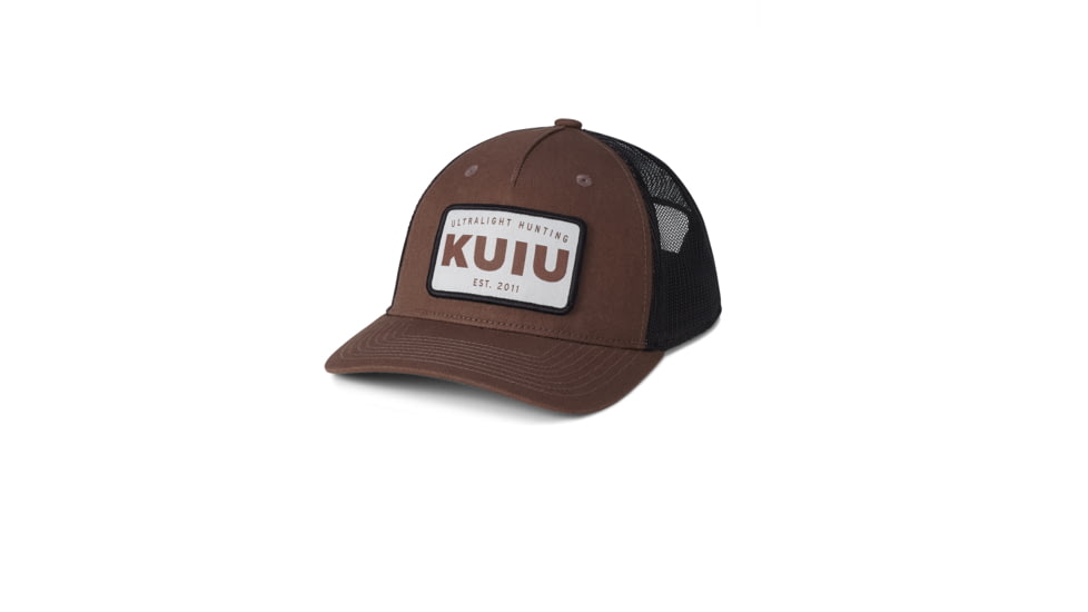 KUIU Merrowed Patch Hat in Brown 6CFA500E, Brown, One Size, Adult, Unisex, 8173678985374