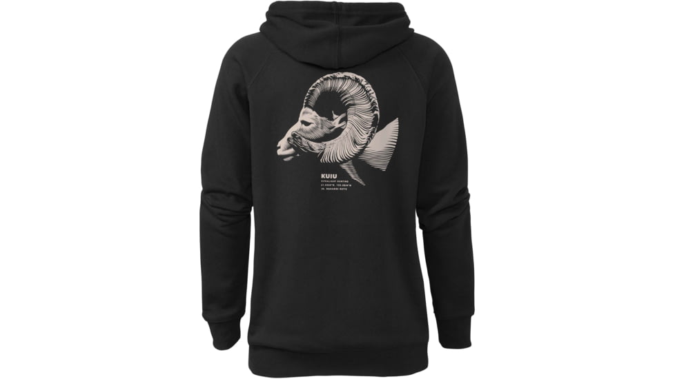 Kuiu Nahanni Butte Ram Hoodies - Womens, Black, 2XL, 14184-BL-XXL