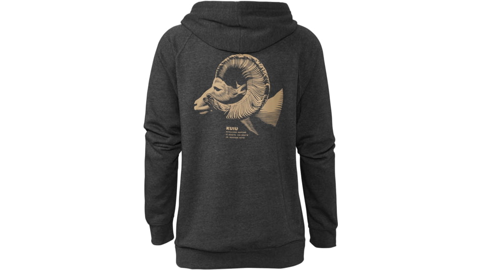 Kuiu Nahanni Butte Ram Hoodies - Womens, Carbon, 2XL, 14184-CB-XXL