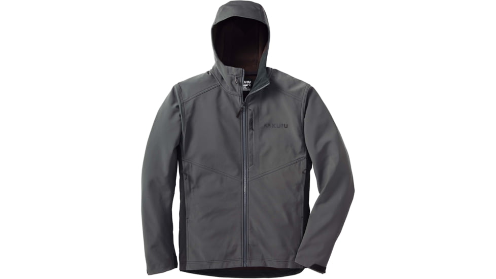 Kuiu Rubicon Hooded Hunting Jacket - Mens, Gunmetal, S, 14010-GM-S