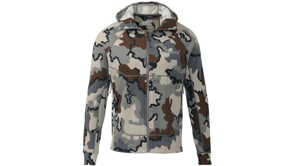 Kuiu StrongFleece Hybrid 280 Full Zip Hoodie - Mens, Vias, 3XL, 40034-VC-3XL