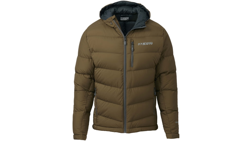 Kuiu Super Down PRO Hooded Hunting Jacket - Mens, Bourbon, 3XL, 50018-BU-3XL