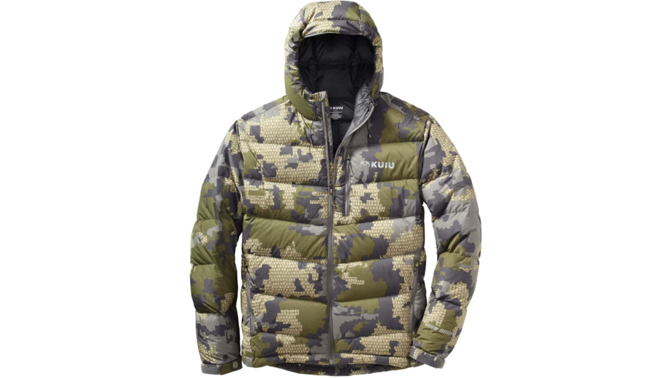 Kuiu Super Down PRO Hooded Hunting Jacket - Mens, Camo, L, 50018-V2-L
