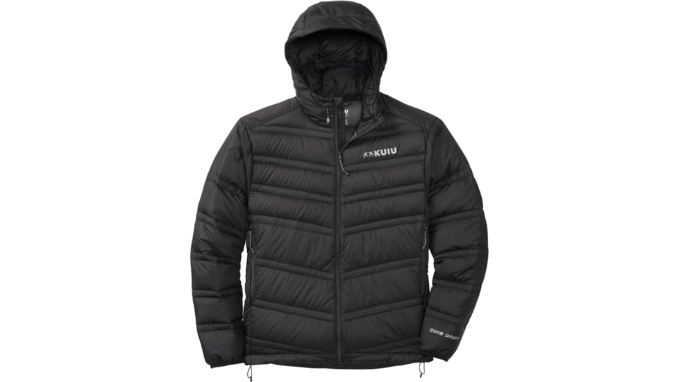 Kuiu Super Down ULTRA Hooded Hunting Jacket - Mens, Black, S, 50019-BL-S