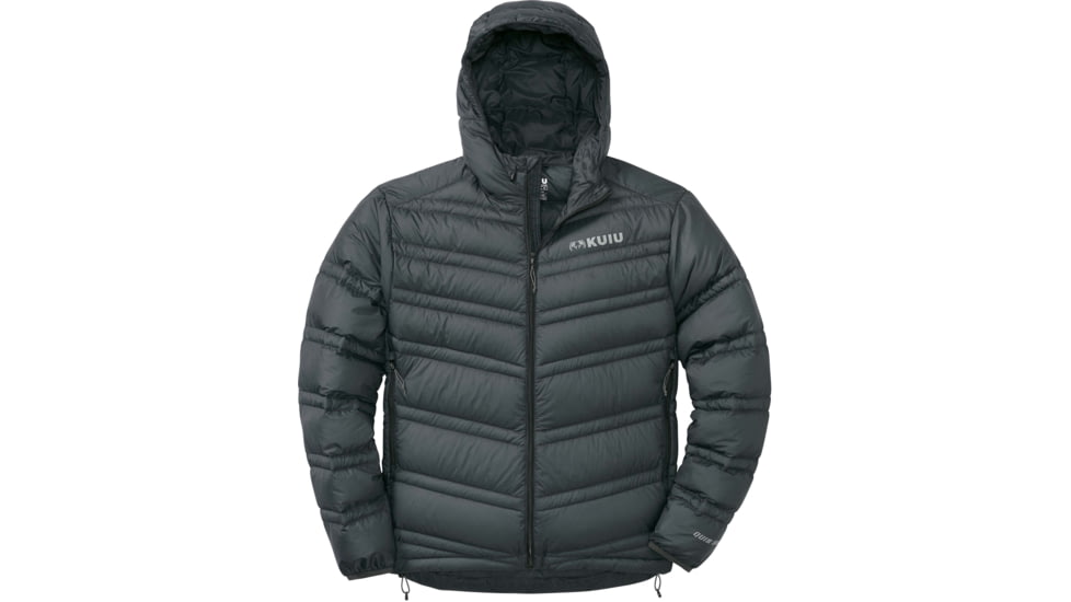 Kuiu Super Down ULTRA Hooded Hunting Jacket - Mens, Gunmetal, XXL, 50019-GM-XXL
