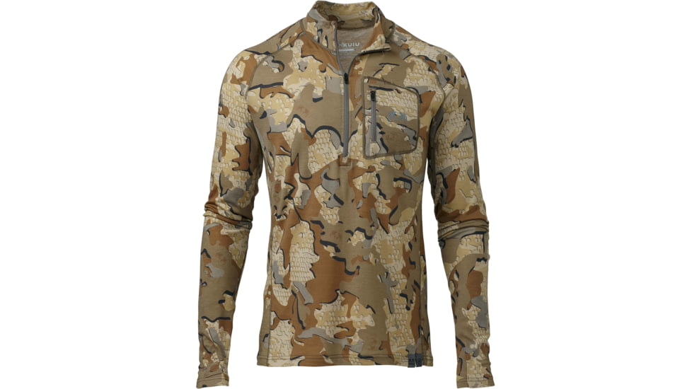 Kuiu ULTRA 145 Zip-T Hunting Shirt - Mens, Valo, Small, 20011-VL-S