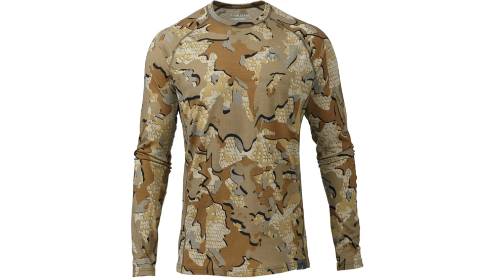 Kuiu ULTRA Merino 125 Long Sleeve Hunting Shirt - Mens, Valo, L, 20015-VL-L