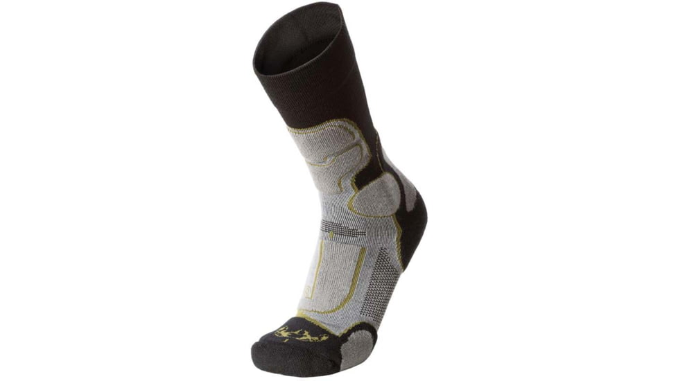 Kuiu ULTRA Merino Crew Sock - Mens, Grey-Green, M, 87104-GG-M