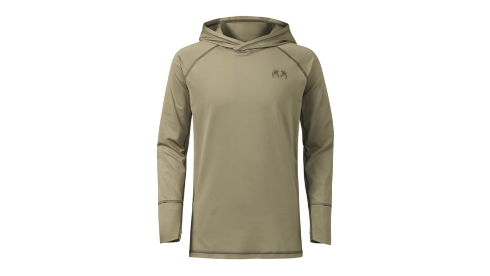 KUIU Youth Gila Long Sleeves Hunting Hoodie in Khaki Large E1FAB415, Khaki, L, Adult, Unisex, 8173320568990