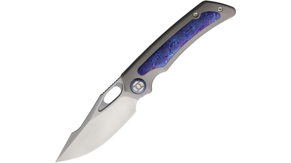 Kunwu Knives Jericho Framelock Timascus, KUNK713T2