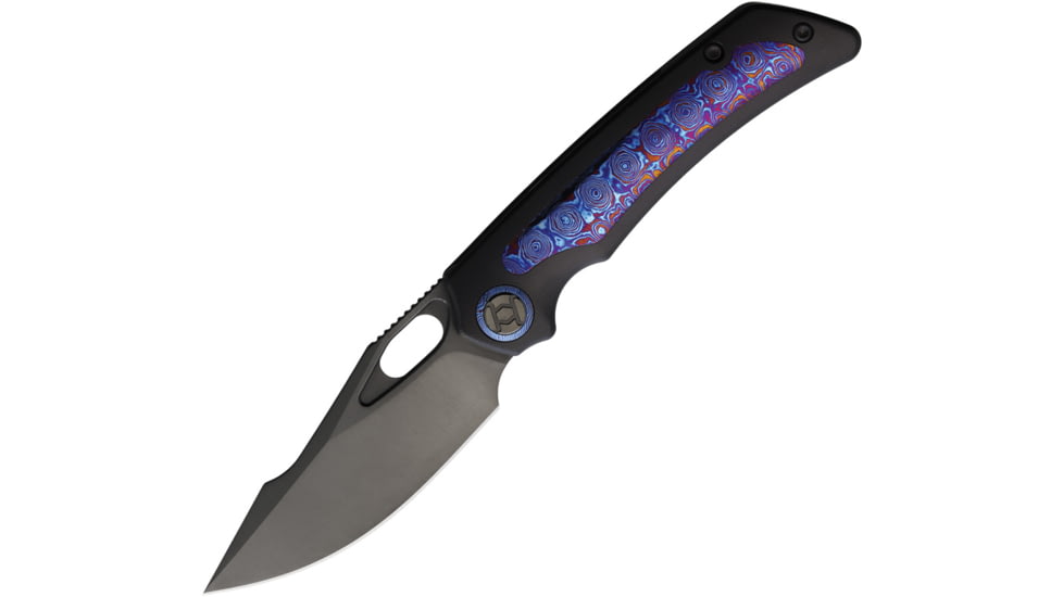 Kunwu Knives Jericho Framelock Timascus, KUNK713T4
