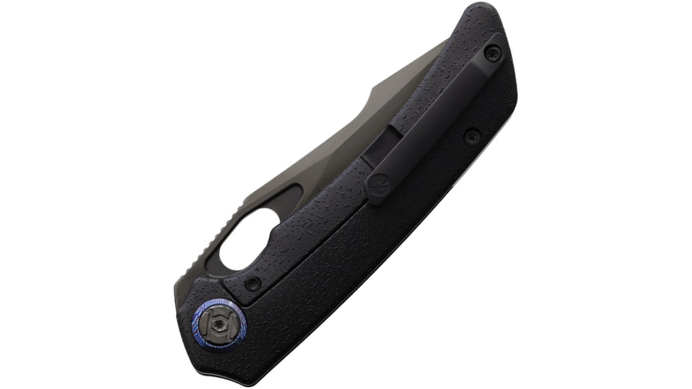 Kunwu Knives Jericho Framelock Timascus, KUNK713TR14