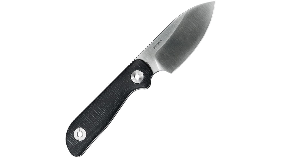 Kunwu Knives Stiffy P Fixed Blade Black, KUNF705BK2