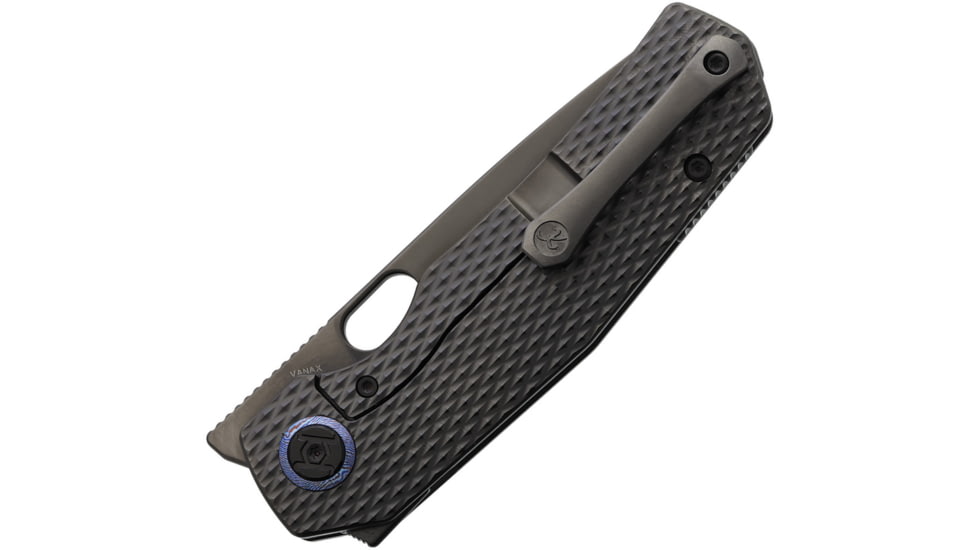 Kunwu Knives Tao III Framelock Blk DLC, KUNK703LT4D