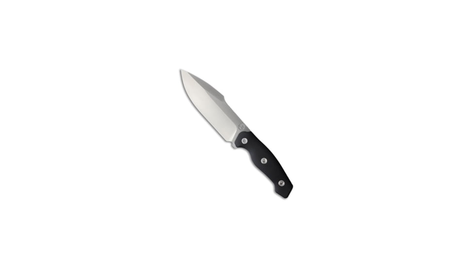 Kunwu Kunwu Stiffy G Fixed Blade Knife Black Micarta 6.1" Satin, Black, ASSAB 88, adult, BHQ-228898
