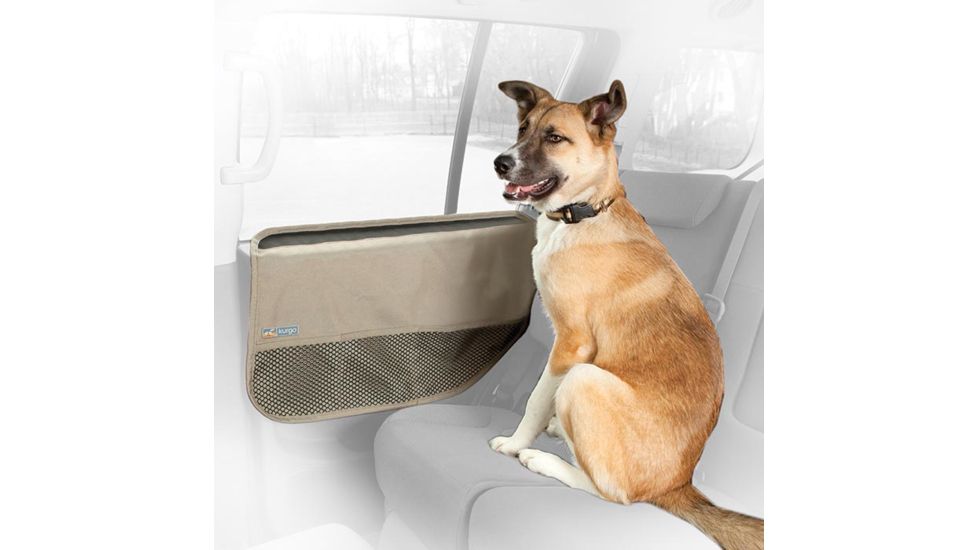 Kurgo Car Door Pet Guard Khaki 01157