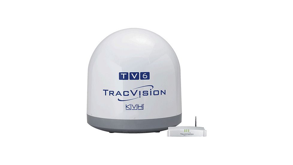 KVH TracVision TV6 w/IP-TV Hub, N. America, New Condition KVH-01-0369-07
