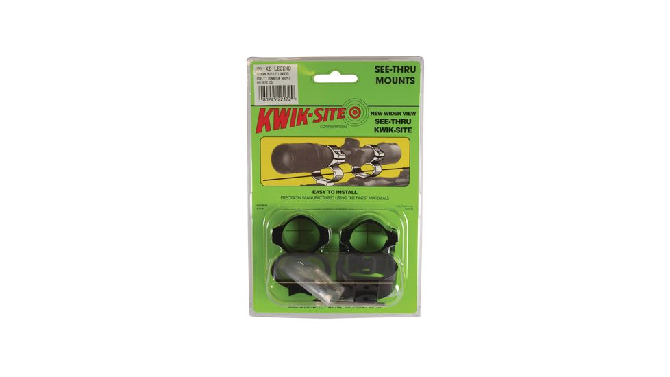 Kwik-Site See-Thru Muzzleloader Mounts Optima, Apollo Comet and Firebolt Eclipse KS-COMET
