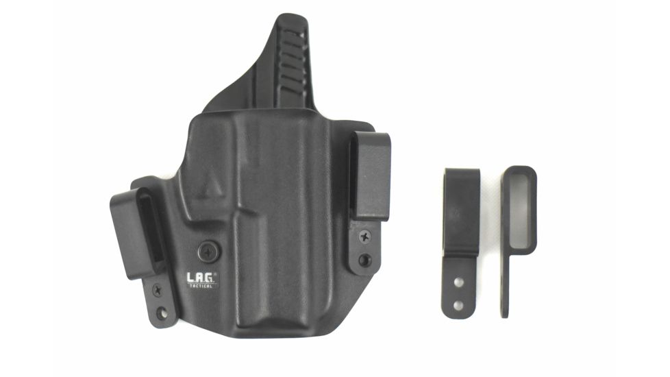 L.A.G. Tactical The Defender - IWB/OWB Combo Holster RH for Sig P365, Black, Right Hand 811256027051