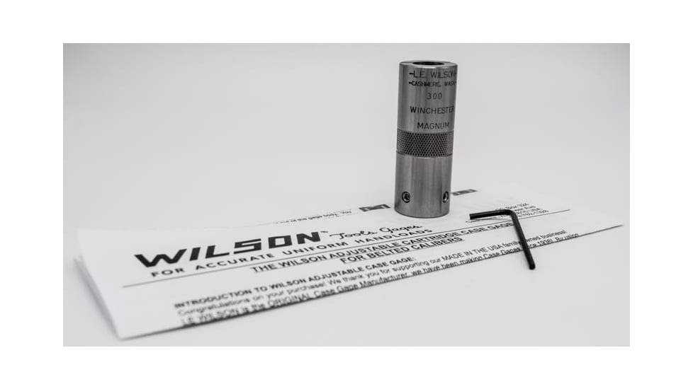 L.E. Wilson .375 H&amp;H Magnum Adjustable Case Gage, CGA-375HH