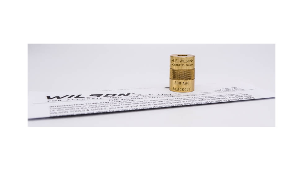 L.E. Wilson .260 Remington Brass Case Gage, CGB-260R
