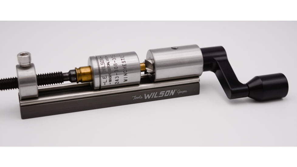 L.E. Wilson CT 17-45 Trimmer w/ STD Stop, Silver, CTS-STDU