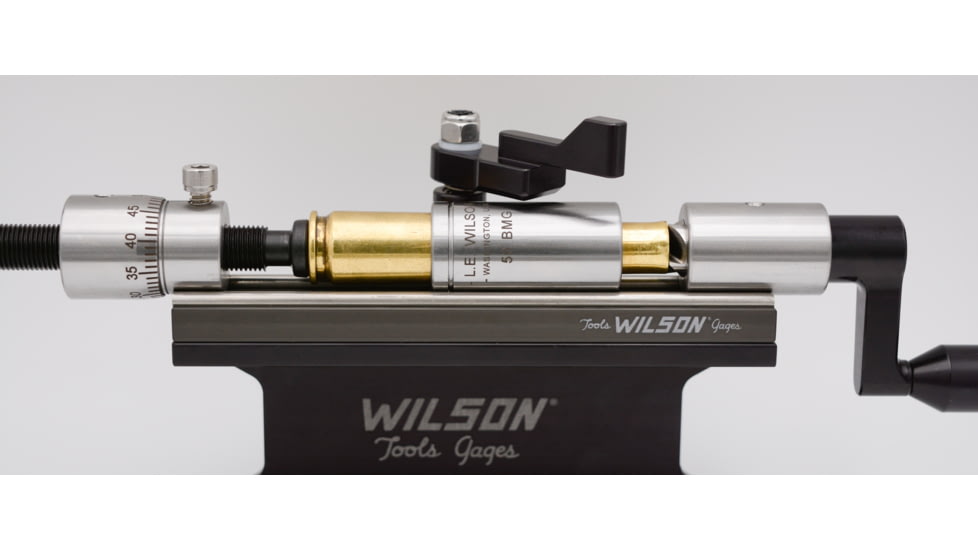 L.E. Wilson CT 50 BMG Kit Trimmer w/ Micro Stop, Silver, CTS-50MKIT