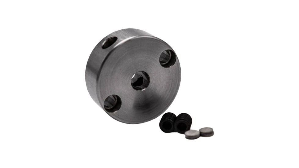L.E. Wilson Neck Die Cap, 17 Cal, Silver, ND-CAP17S