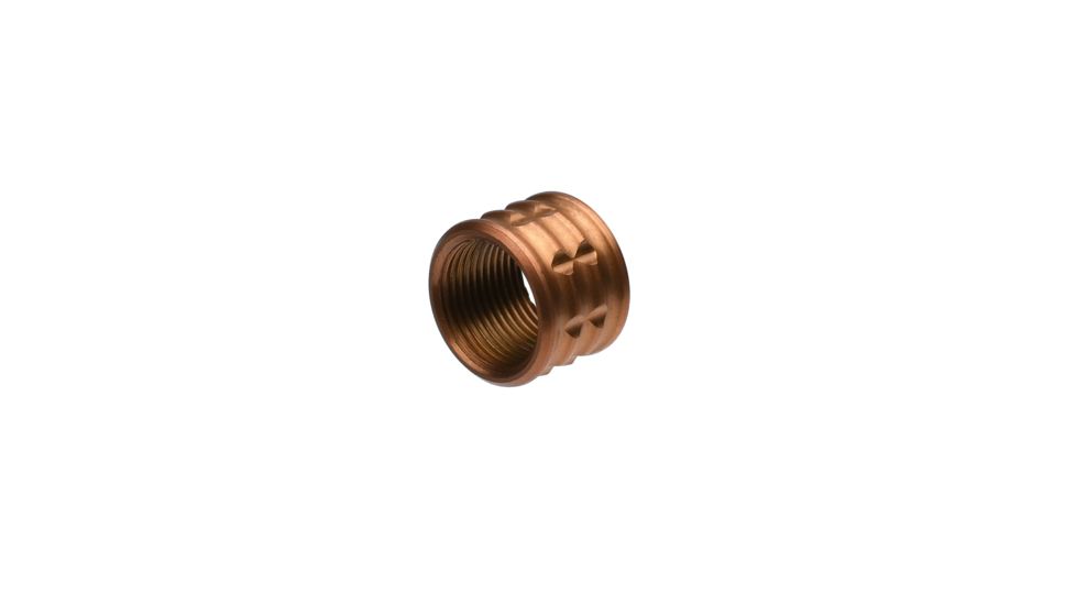 L2D Combat 1/2x28 Barrel Thread Protector, Bronze, LD-P-TP-9-BRZ