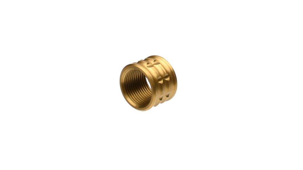 L2D Combat 1/2x28 Barrel Thread Protector, Titanium Nitride, LD-P-TP-1228-TIN