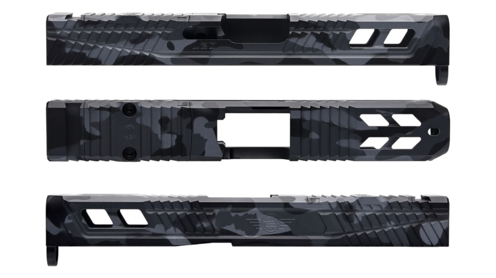 L2D Combat Catalyst Slide RMR Ready, Fits Glock 19 Gen 4, Dark Multicam Cerakote, LD-S-C-194-DM