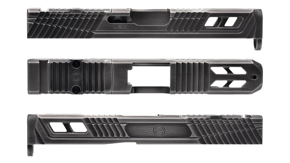 L2D Combat Catalyst Slide RMR Ready, Fits Glock 19 Gen 5, BattleWorn Cerakote, LD-S-C-195-BW