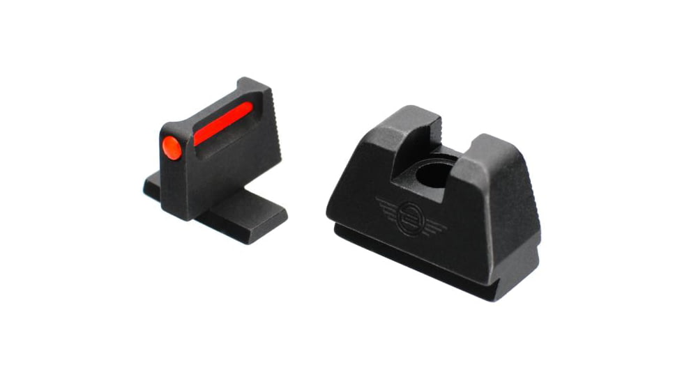 L2D Combat Co-Witness/Suppressor Fiber Optic Sight Set, Sig P320 9mm / 40SW, Red, LD-S-FOS-P320-RED