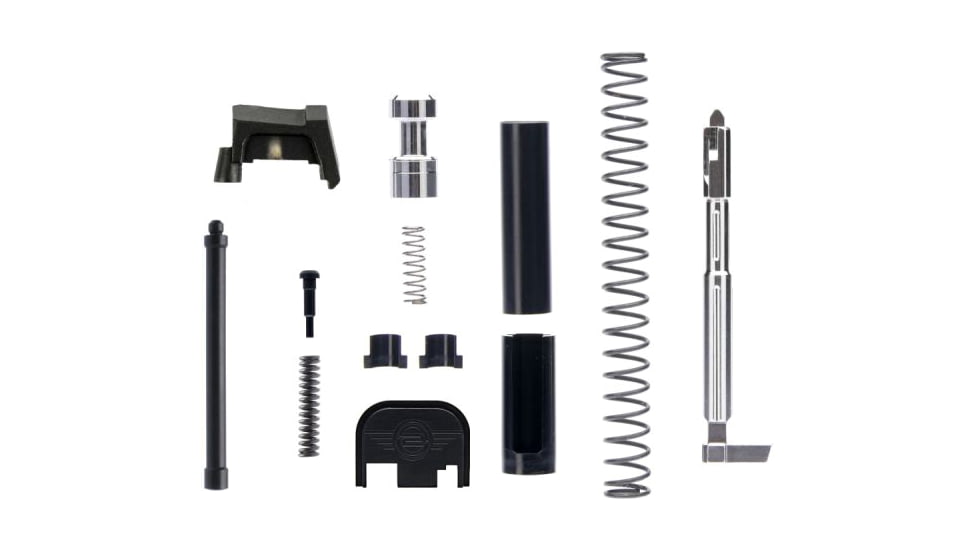 L2D Combat Competition Slide Parts Kit, Glock 9mm Gen 3-4, Black, LD-PK-CSP-9-BLK