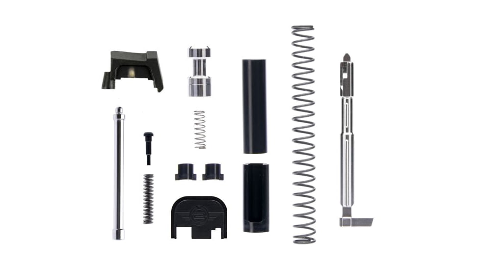 L2D Combat Competition Slide Parts Kit, Glock 9mm Gen 3-4, Stainless, LD-PK-CSP-9-SS
