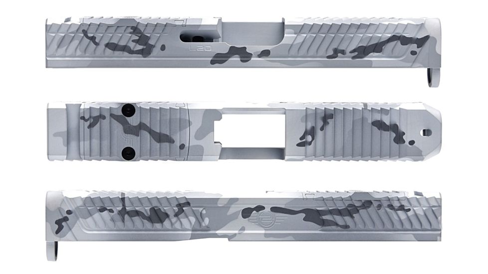L2D Combat Evolution V2 Slide RMR Ready, Fits Glock 19 Gen 3, Alpine MultiCam Cerakote LD-S-E2-193-ALM