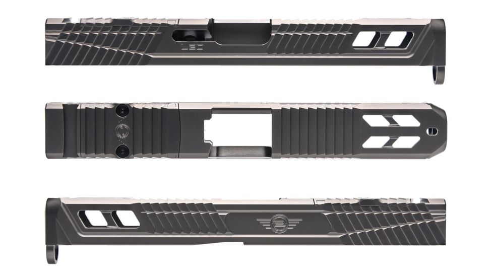 L2D Combat Glock 17 Gen3 Catalyst Slide, Metallic Gray, LD-S-C-173-MG