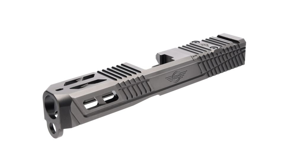 L2D Combat Glock 17 Gen3 Catalyst Slide, Metallic Gray, LD-S-C-173-MG