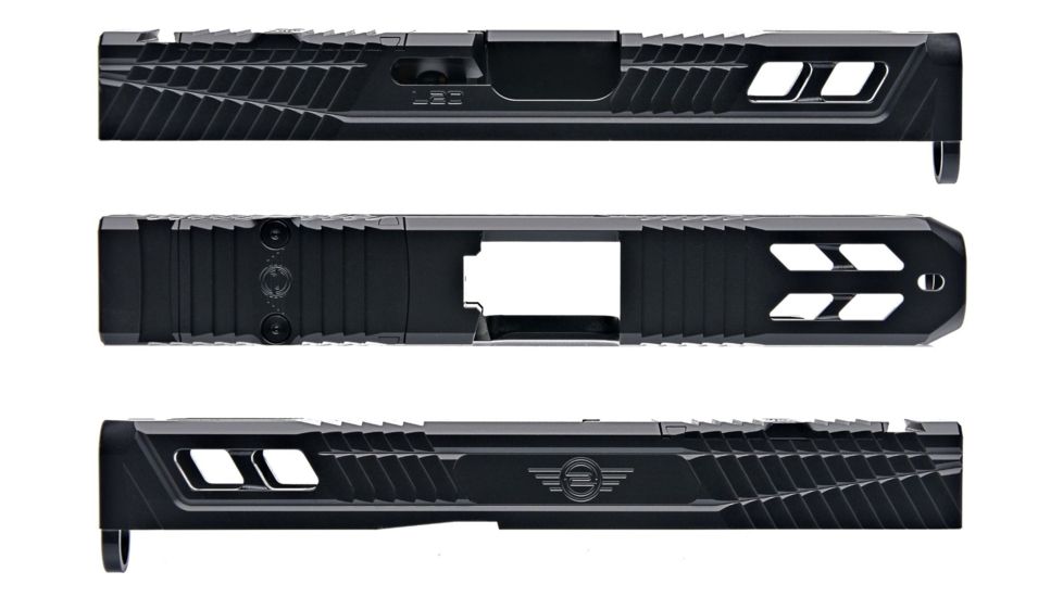 L2D Combat Glock 19 Gen3 Catalyst Slide, Black, LD-S-C-193-BLK