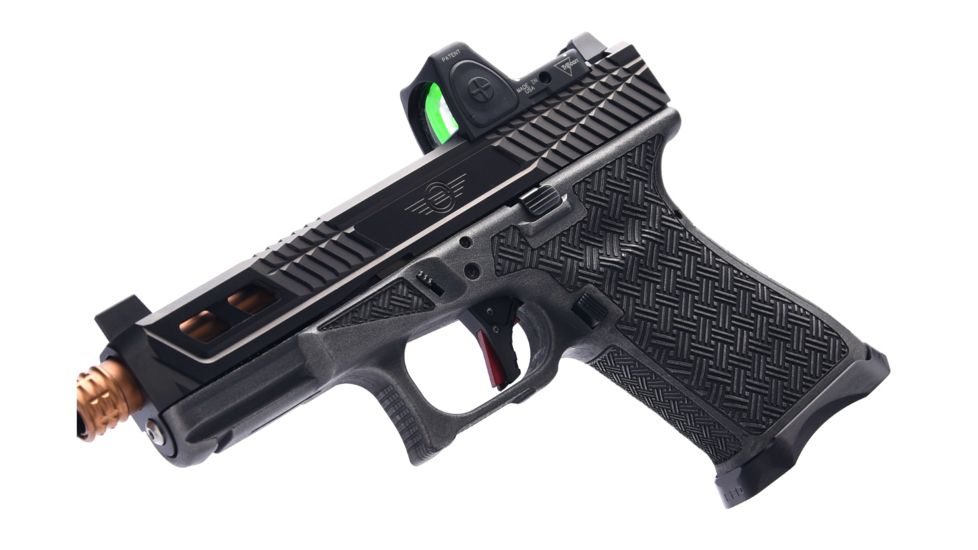 L2D Combat Glock 19 Gen3 Reaction Series Magwell, Black, LD-P-MW-193-BLK