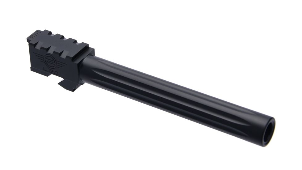 L2D Combat Glock 34 Precision Match Fluted Barrel, Black, LD-BBL-PM-34-F-BLK