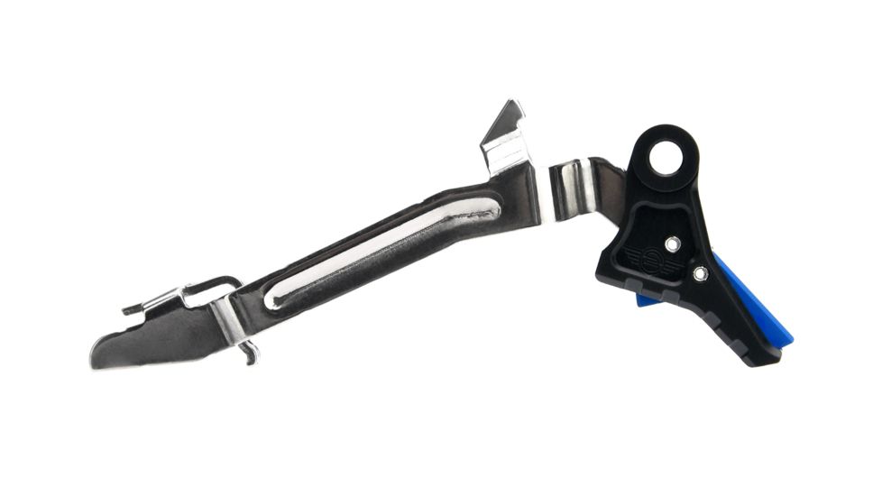 L2D Combat Glock 9mm/.40S&amp;W/.357 SIG Drop-In Trigger, Except G43, Black/Blue, LD-PK-MT-940-BB