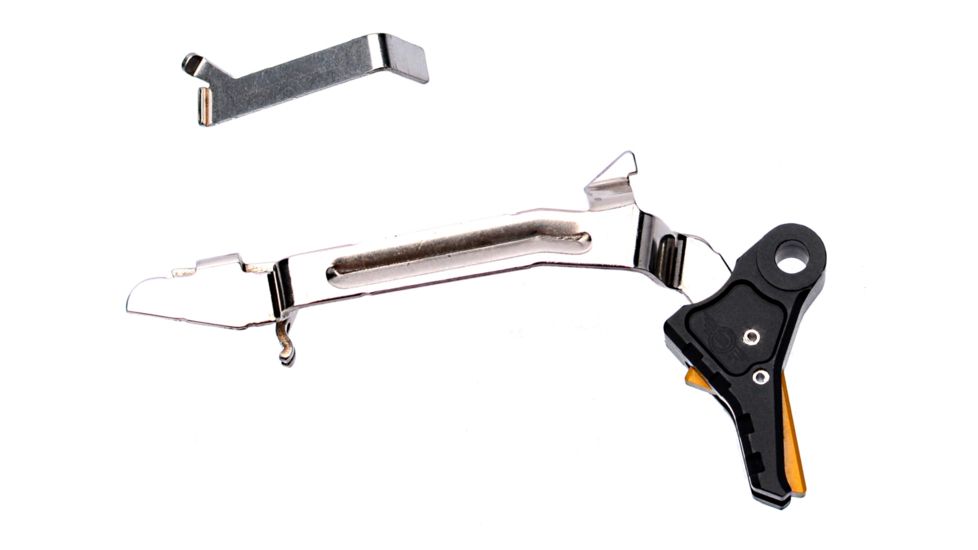 L2D Combat Glock 9mm/.40S&amp;W/.357 SIG Drop-In Trigger, Except G43, Black/Gold, LD-PK-MT-940-BG