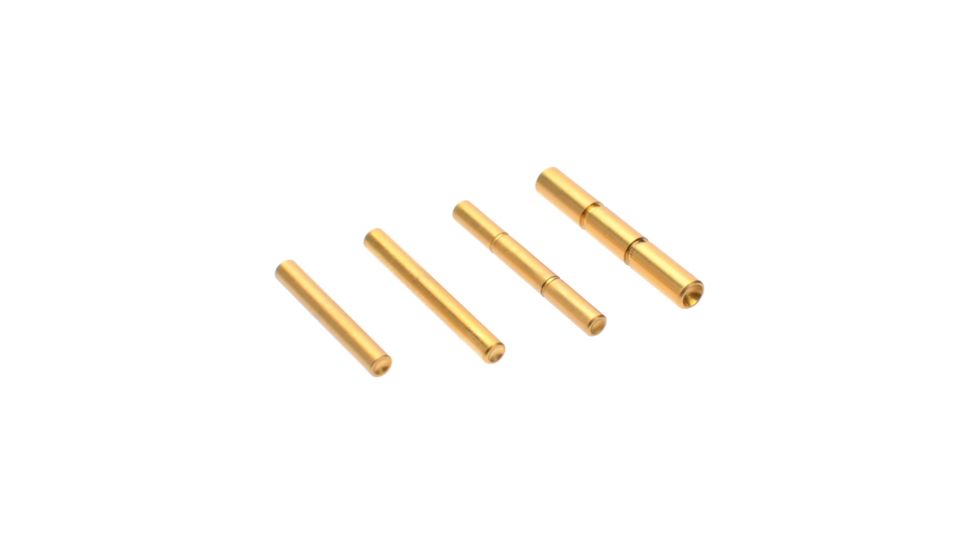 L2D Combat Glock Gen4 Pin Set, Trigger/Locking Block/Ejector Housing, Extended, Except G36/42/43, Titanium Nitride, LD-P-PS-G4-TIN