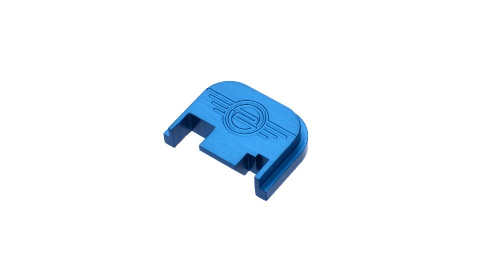 L2D Combat Glock Slide Cover Plate, Except G42/43, Blue, LD-P-CP-U-BLU