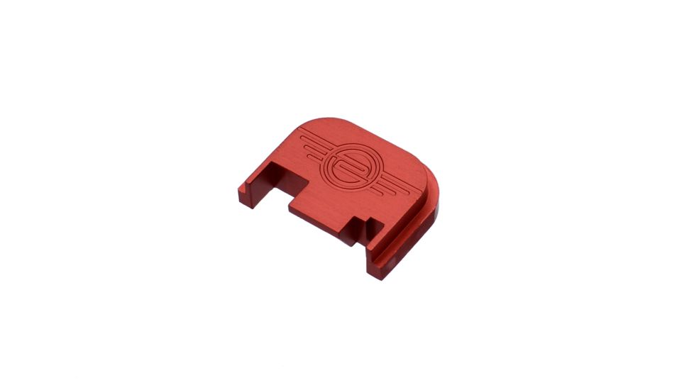 L2D Combat Glock Slide Cover Plate, Except G42/43, Red, LD-P-CP-U-RED