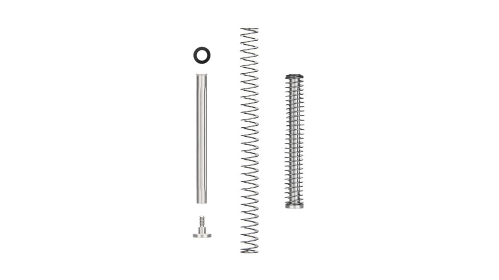 L2D Combat Guide Rod, Glock 17 Gen 3 Standard Frame, Stainless Fluted, Stainless, LD-PK-GR-SF-SS